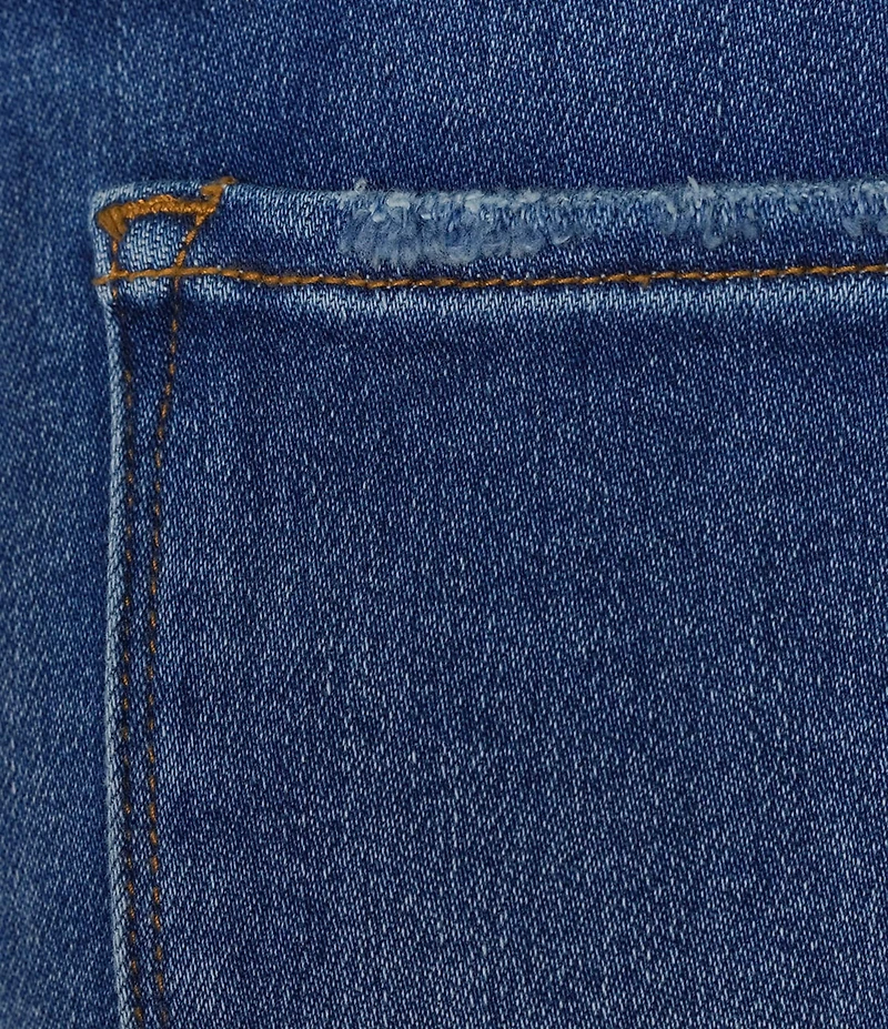 ELAN Wide Leg Cuffed Hem Jeans