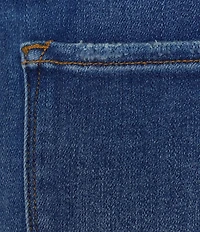 ELAN Wide Leg Cuffed Hem Jeans