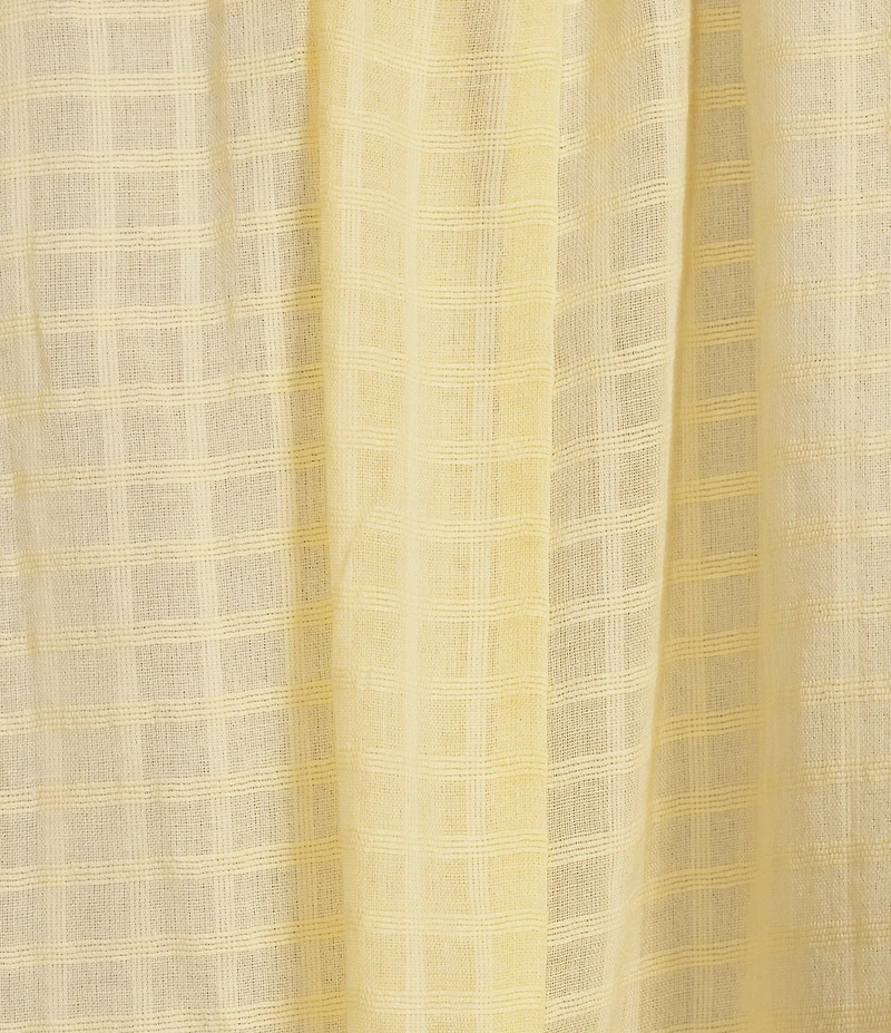 ELAN Woven Tie V-Neck Sleeveless Flowy Top