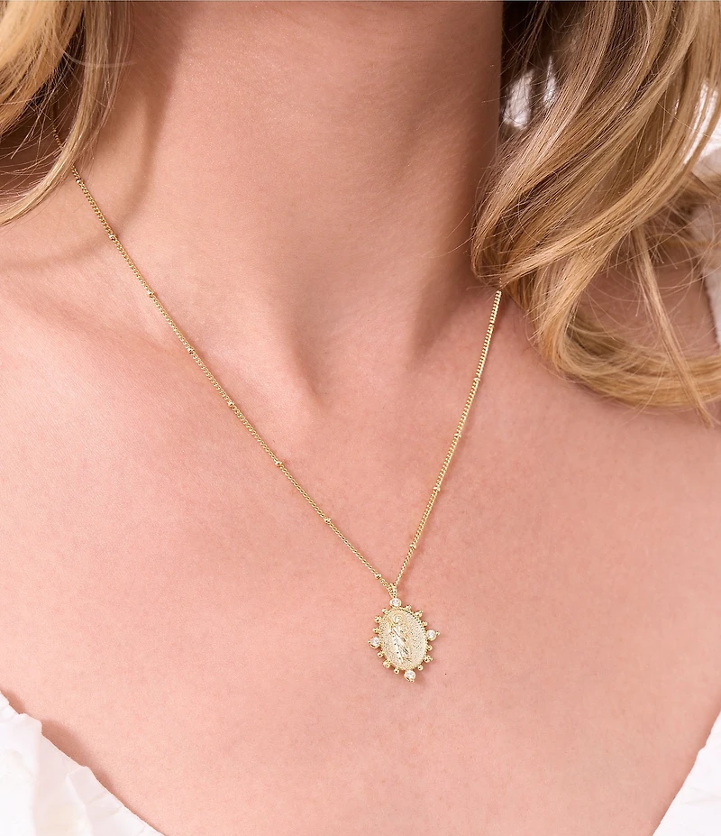 Electric Picks Chapel Short Pendant Necklace