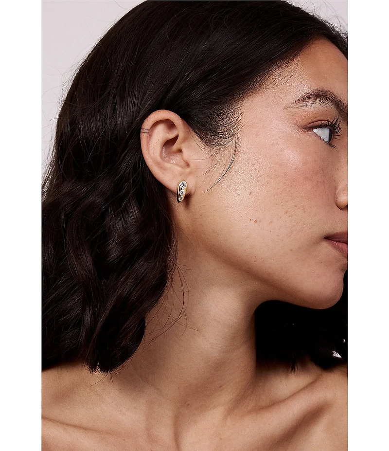 Electric Picks Cushion Puffy Drop Earrings