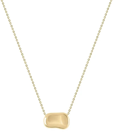 Electric Picks Dakota Short Molten Pendant Necklace