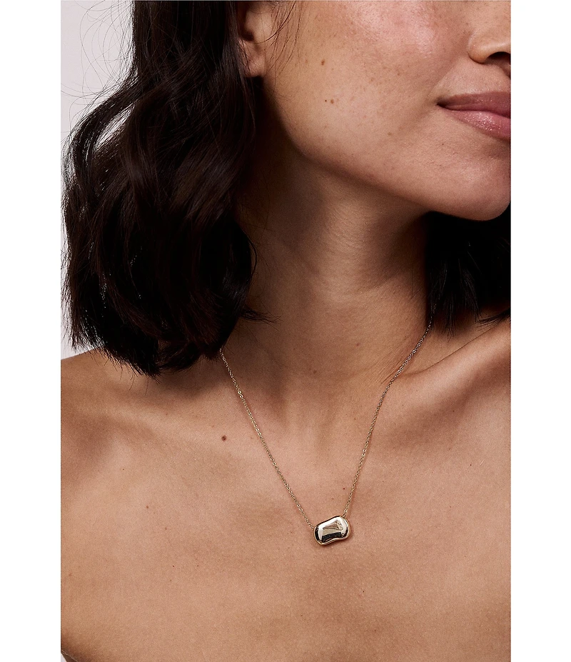 Electric Picks Dakota Short Molten Pendant Necklace