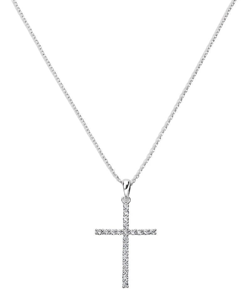 Electric Picks Dove Cross Short Pendant Necklace