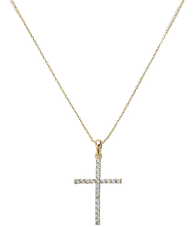 Electric Picks Dove Cross Short Pendant Necklace