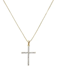 Electric Picks Dove Cross Short Pendant Necklace