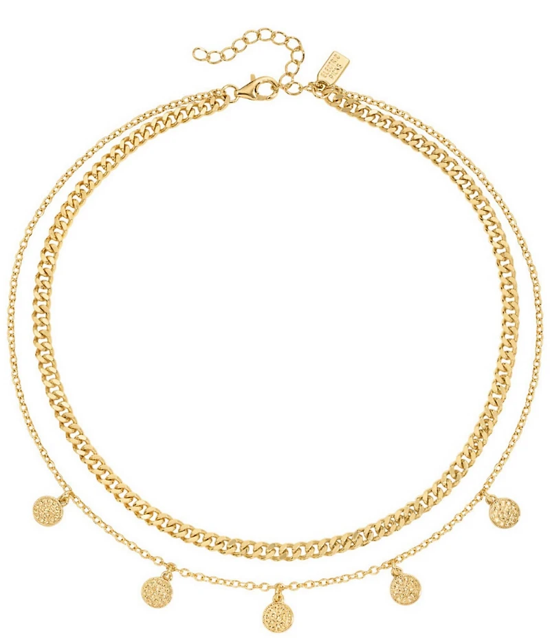 Electric Picks Golden Empire Short Multi Strand Necklace