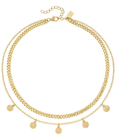Electric Picks Golden Empire Short Multi Strand Necklace