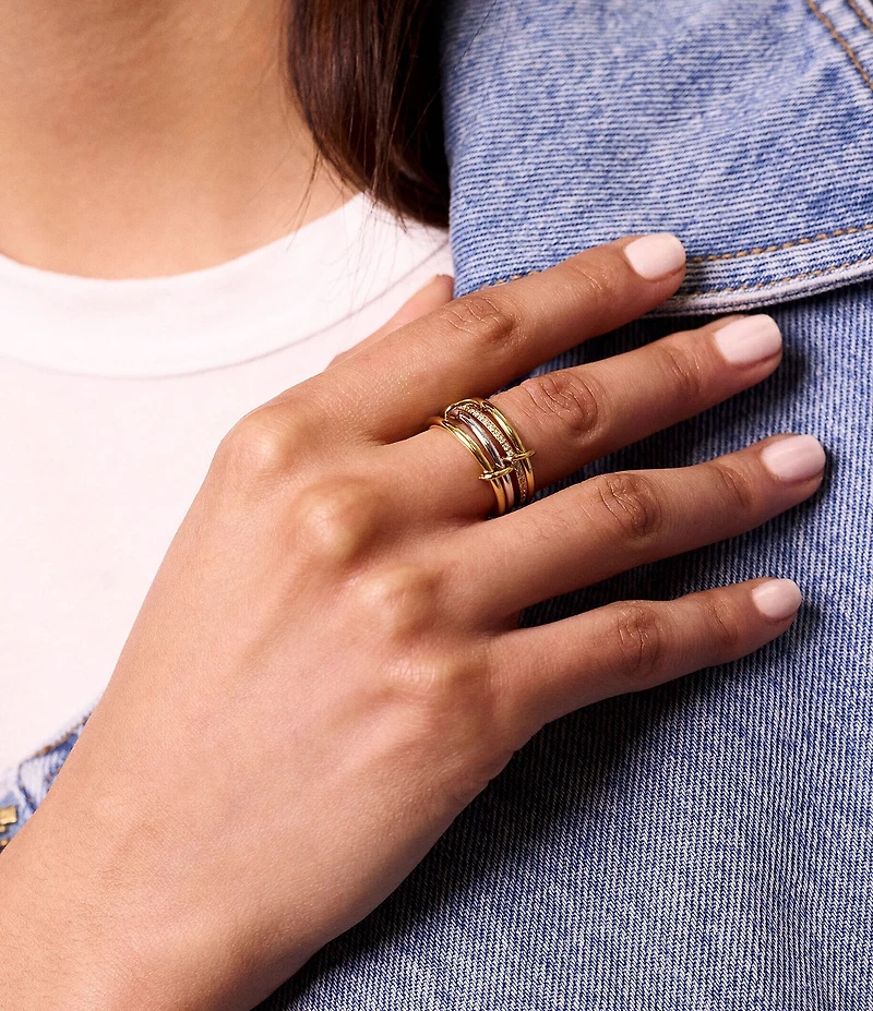 Electric Picks Heiress Stacked Ring