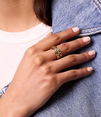 Electric Picks Heiress Stacked Ring