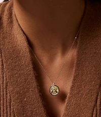 Electric Picks Honey Bee Short Pendant Necklace