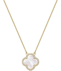 Electric Picks Icon Black Clover Short Pendant Necklace