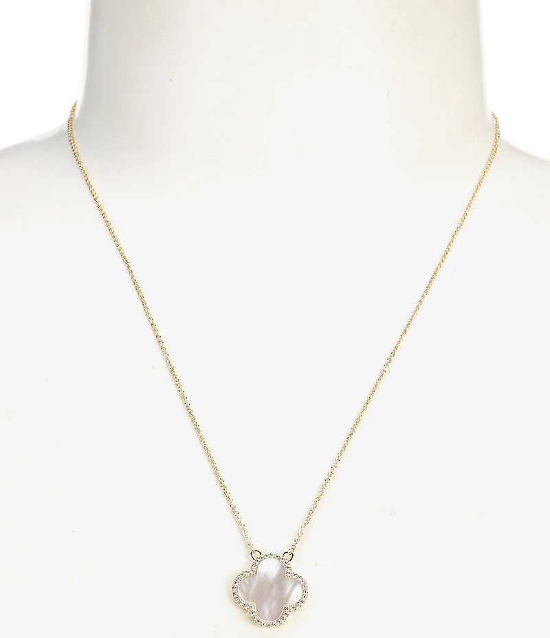 Electric Picks Icon Black Clover Short Pendant Necklace