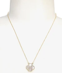 Electric Picks Icon Black Clover Short Pendant Necklace