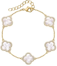 Electric Picks Icon Clover Line Bracelet