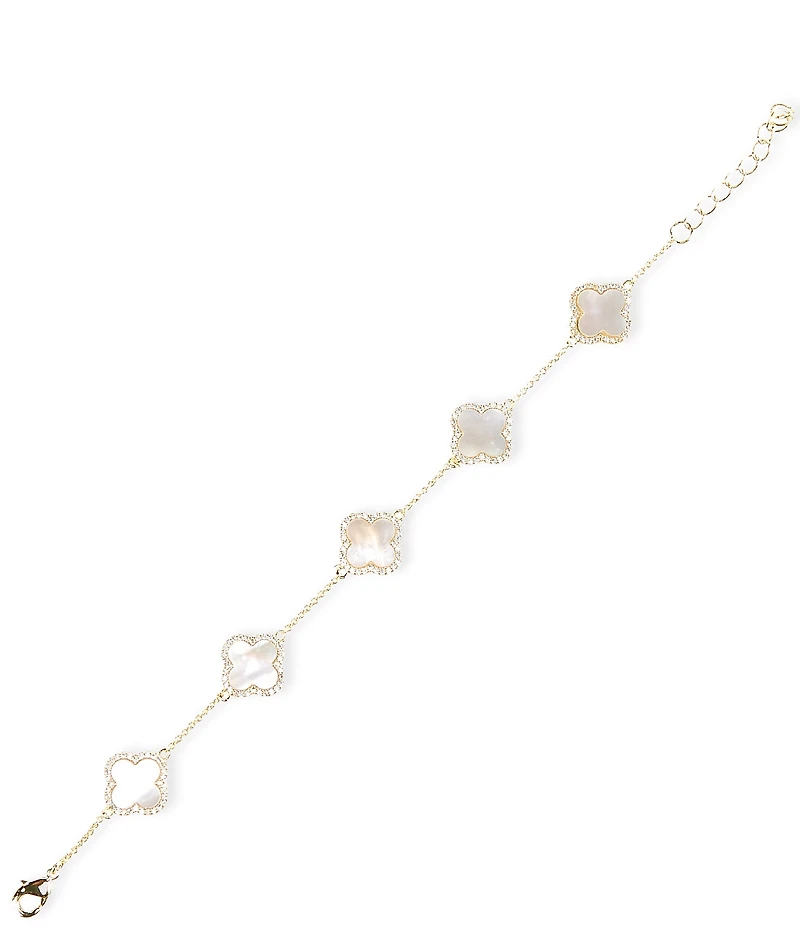 Electric Picks Icon Clover Line Bracelet