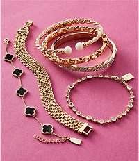 Electric Picks Icon Clover Line Bracelet