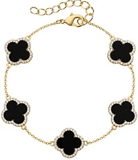 Electric Picks Icon Clover Line Bracelet