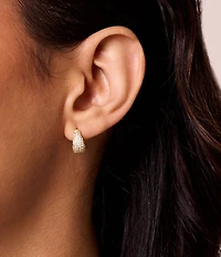 Electric Picks Ivy Puffy Hoop Earrings