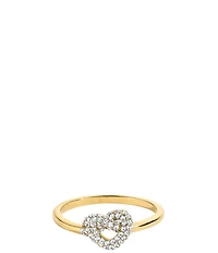 Electric Picks Knot Over It Rhinestone Band Ring