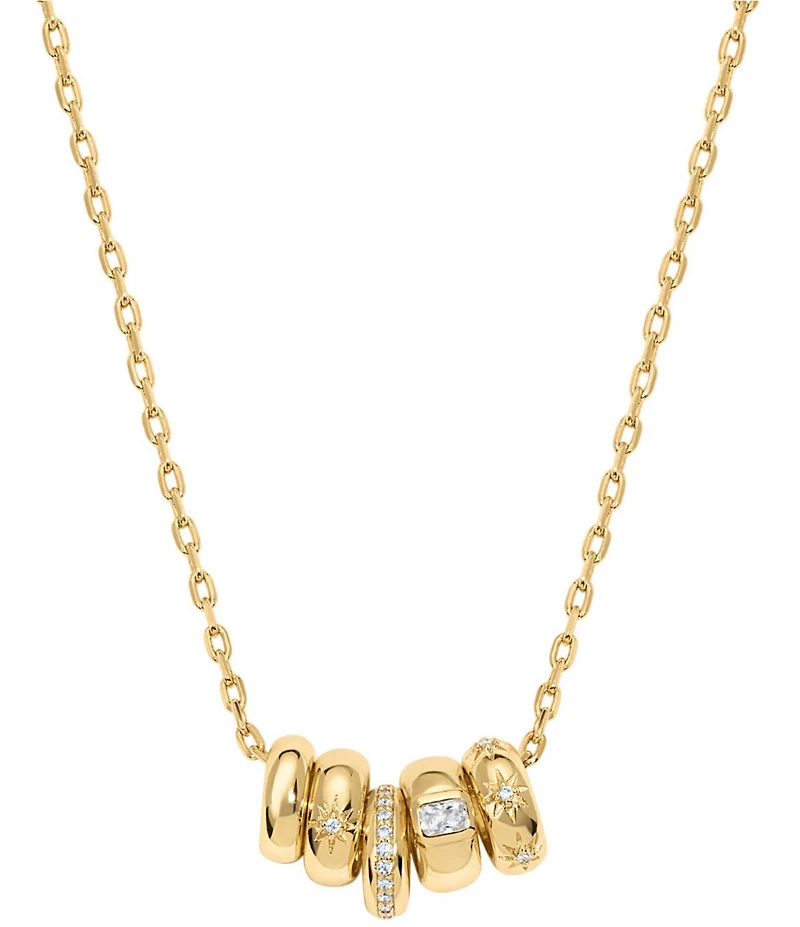 Electric Picks Oak Multi-Charm Chain Necklace