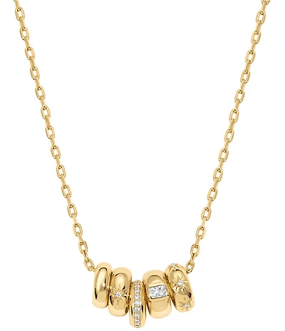 Electric Picks Oak Multi-Charm Chain Necklace