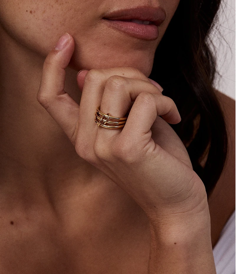 Electric Picks Sabrina Stacked Band Ring