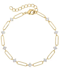 Electric Picks Showgirl Rhinestone Chain Line Bracelet