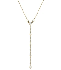 Electric Picks Tay Rhinestone Y Necklace