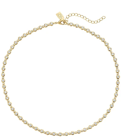 Electric Picks Trust Fund Rhinestone Collar Necklace