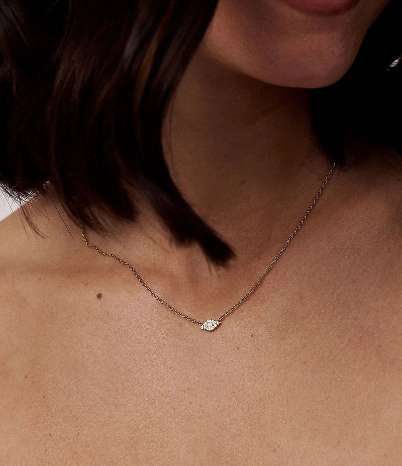 Electric Picks Wink Short Pendant Necklace