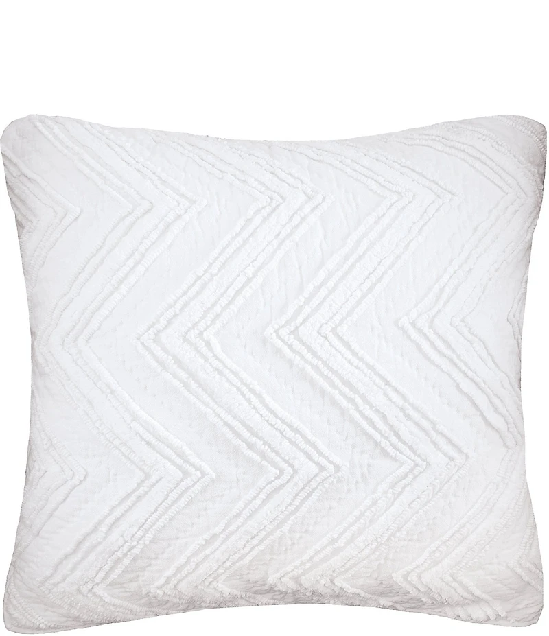 ELISABETH YORK Candlewick Raised Knot Texture Euro Sham