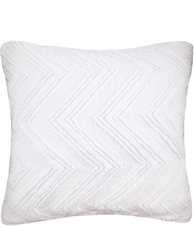 ELISABETH YORK Candlewick Raised Knot Texture Euro Sham