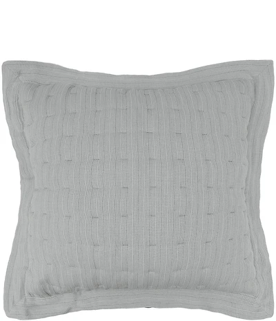 ELISABETH YORK Danette Textured Vertical Stripe Dobby Weave Euro Sham