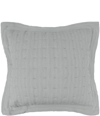 ELISABETH YORK Danette Textured Vertical Stripe Dobby Weave Euro Sham