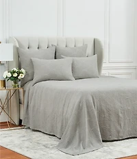 ELISABETH YORK Elaine Yarn-Dyed Matelasse Coverlet