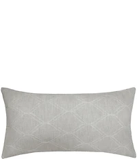 ELISABETH YORK Elaine Yarn-Dyed Rounded Diamond Matelasse Pillow Sham