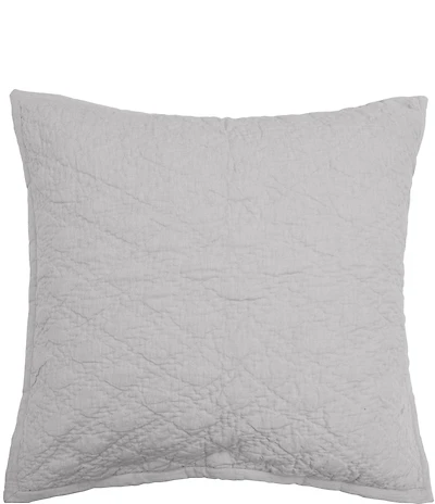 ELISABETH YORK Emory Channel Stitch Diamond Pattern Euro Sham