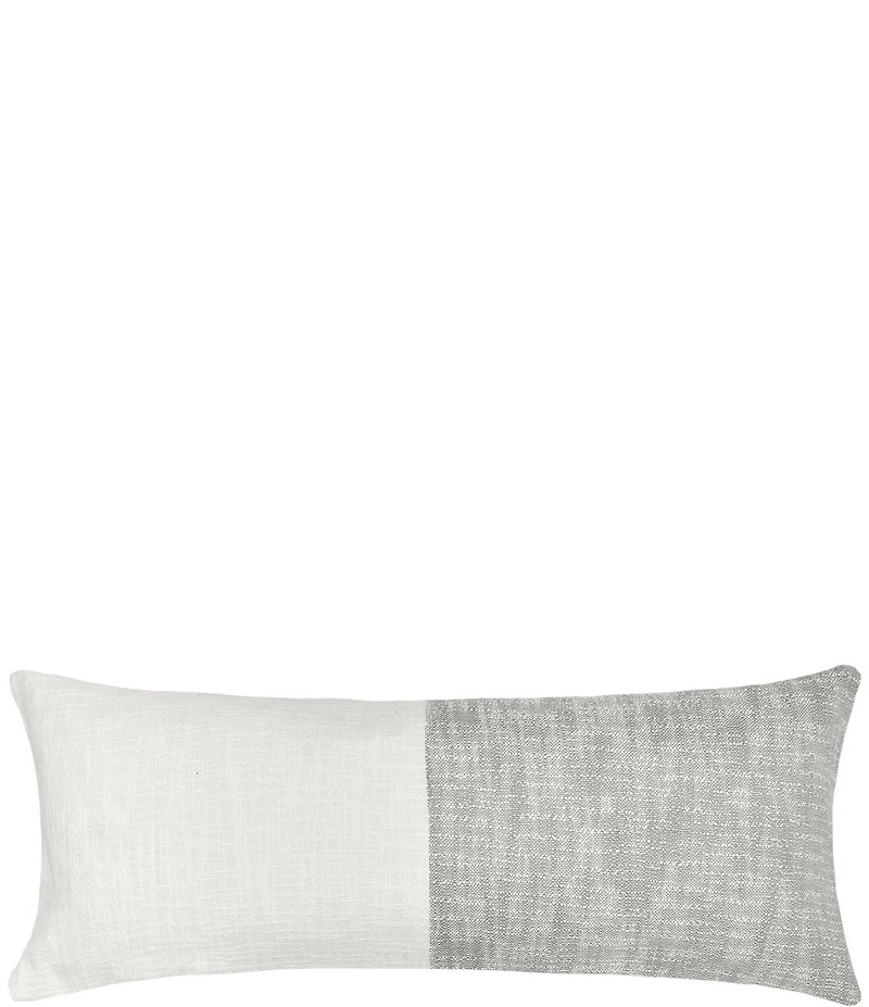 ELISABETH YORK Eva Two-Tone Throw Pillow