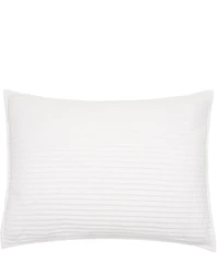 ELISABETH YORK Tess Dove Woven Pleated Cotton Sham