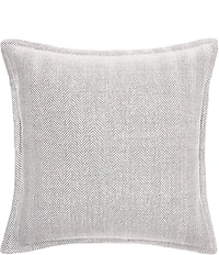 ELISABETH YORK Torin Herringbone Weave Pattern Euro Sham