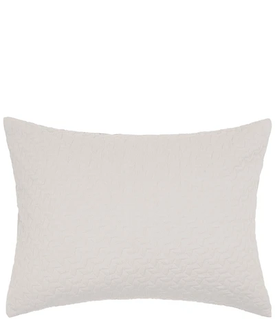 ELISABETH YORK Vance Matelasse Geometric Chevron Cotton Sham