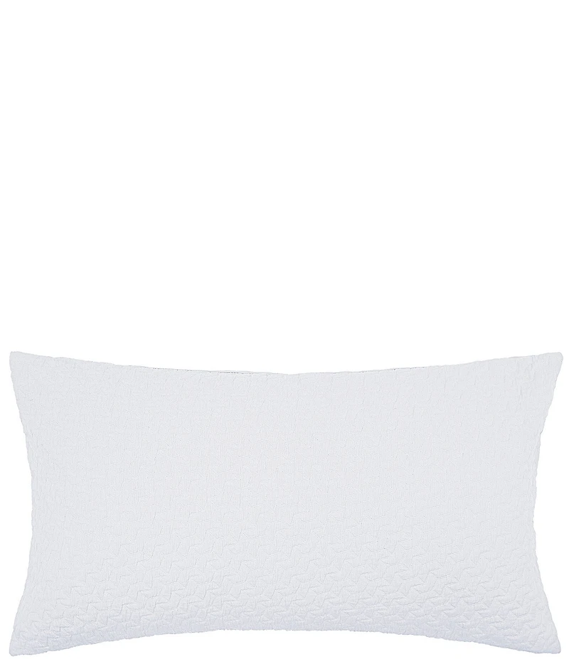 ELISABETH YORK Vance Matelasse Geometric Chevron Cotton Sham