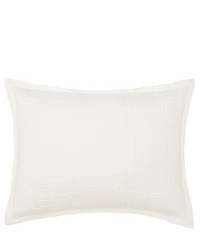 ELISABETH YORK Willa Ivory Cotton Voile Pillow Sham