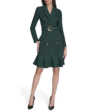 Eliza J Blazer Jacket Belted Mini Dress