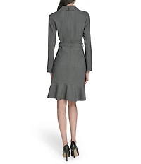Eliza J Blazer Jacket Belted Mini Dress