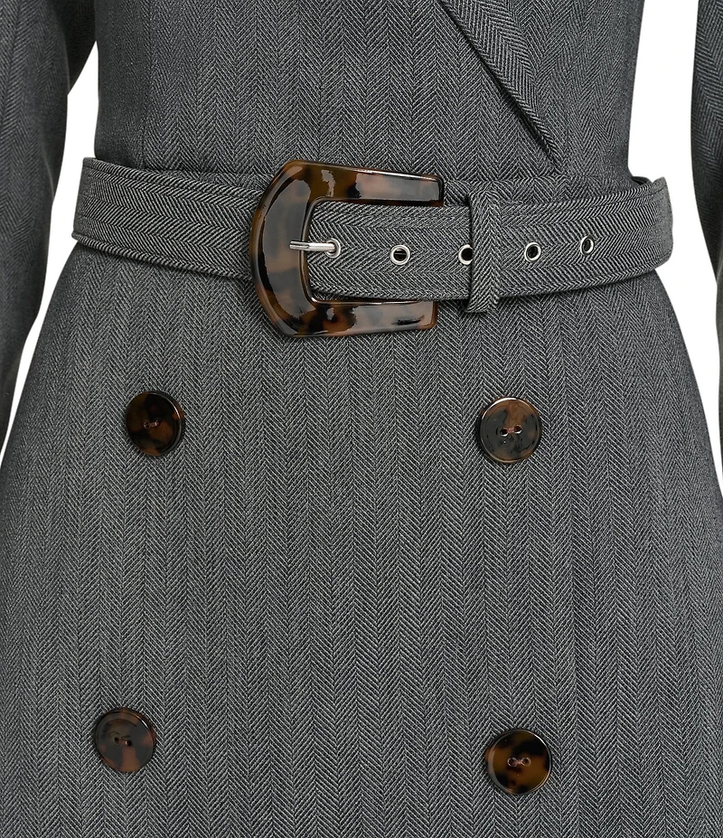 Eliza J Blazer Jacket Belted Mini Dress