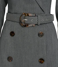 Eliza J Blazer Jacket Belted Mini Dress