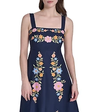 Eliza J Empire Waist Printed Maxi Dress
