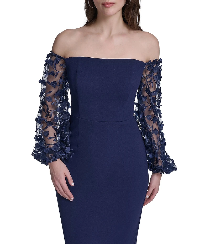 Eliza J Off the Shoulder Cocktail Dress